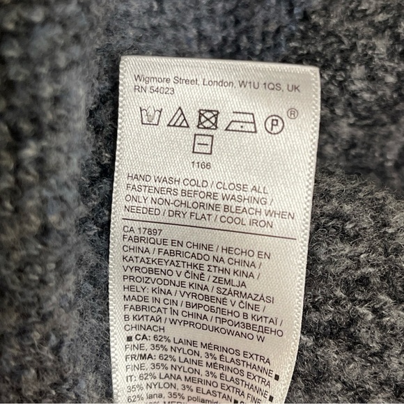 ATHLETA Women’s Westlake Texture Cardigan Sweater Grey Size XS Oversized Fits M - Picture 13 of 13